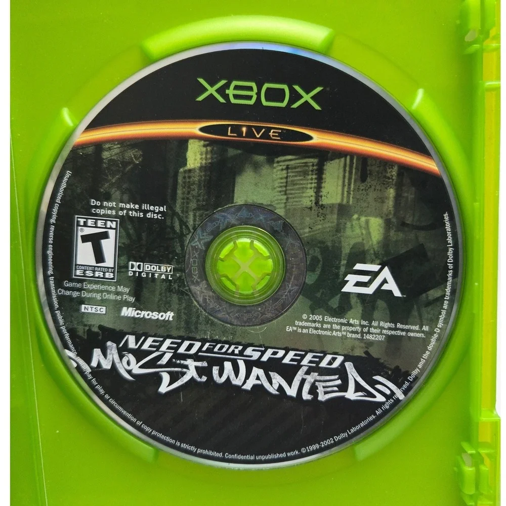 Need For Speed Most‎ Wanted - 2005 Microsoft Xbox - CIB W/ Manual - Working